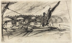 Vauxhall Bridge by James Abbott McNeill Whistler